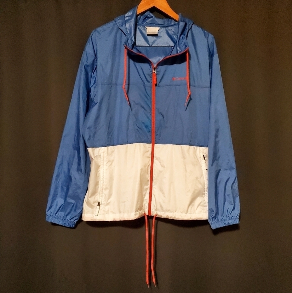 Columbia Women's Flash Forward Blue Windbreaker Size XL - Picture 4 of 10